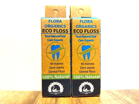 Eco Dental Floss - SILK (TWO x 40 metres)
