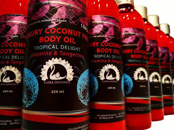 Coconut oil-fresh Rejuvenating Body Oil - Tropical Delight