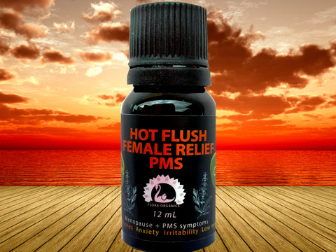Aromatherapy blend - HOT FLUSH + MENOPAUSE + PMS Remedy