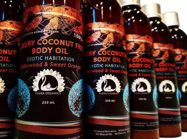 Coconut oil-fresh Rejuvenating  Body Oil - Exotic Habitation