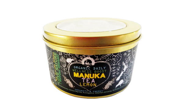 Manuka Tea - Lemon Immunity & Energy Wellness Boost - Organic - 30 gram Tin