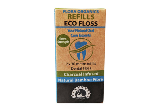 Eco Dental Floss - Bamboo Fibre - TWO REFILL pack